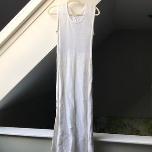 Organic cotton white dress